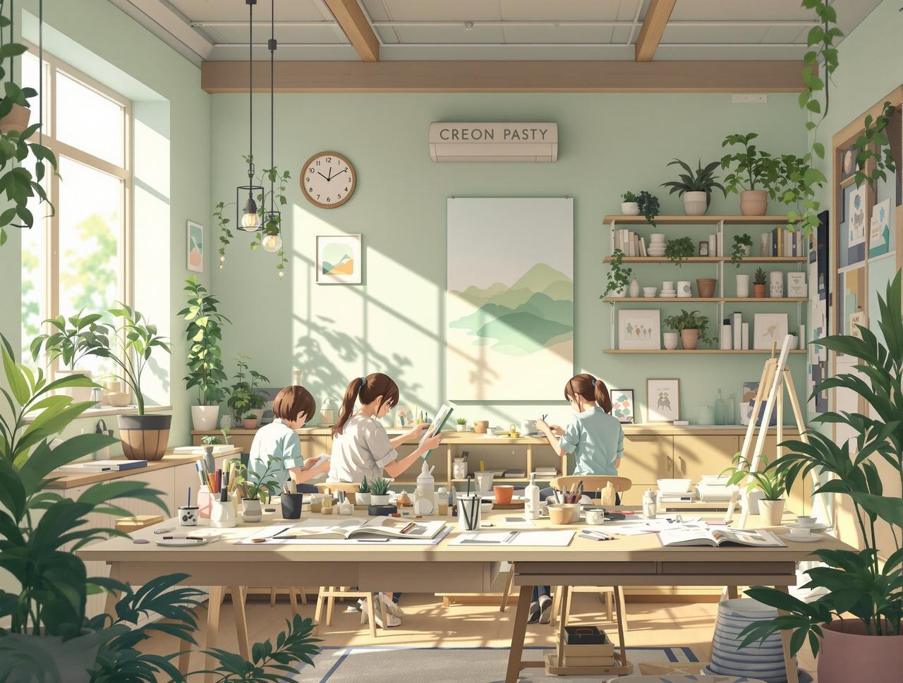 短剧资源网 - 品牌故事 短剧资源网品牌故事 - 动画工作室创作场景